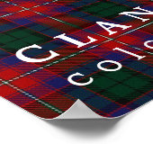 Clan Rattray Colors of Scotland Tartan Poster (Hoek)