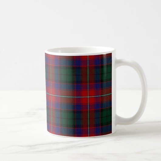 Clan Rattray Red Green Tartan Scottish Koffiemok (Rechts)