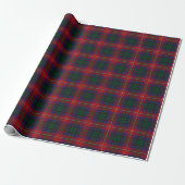 Clan Rattray Rood Groen Schots Tartan Cadeaupapier (Uitgerold)