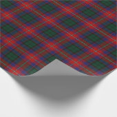 Clan Rattray Rood Groen Schots Tartan Cadeaupapier (Hoek)