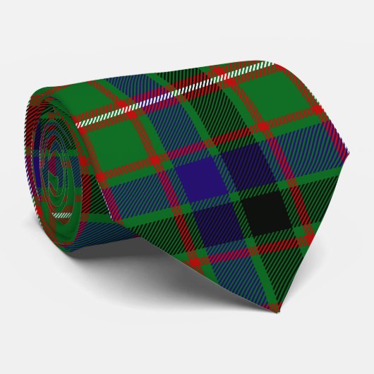 Clan Reid Tartan Stropdas (Opgerold)