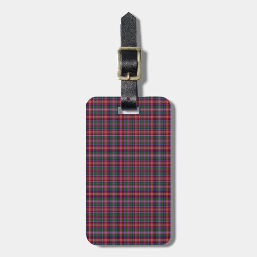 Clan Ritchie Tartan Bagagelabel (Voorkant verticaal)