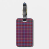 Clan Ritchie Tartan Bagagelabel (Achterkant verticaal)
