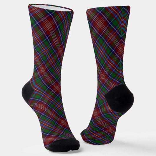 Clan Ritchie Tartan Sokken (Gebogen)