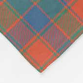 Clan Robertson Ancient Tartan Pset Fleece Deken (Hoek)