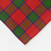 Clan Robertson Crest Badge en Tartan Fleece Deken (Hoek)