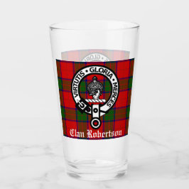 Clan Robertson Crest Badge & Tartan Glas