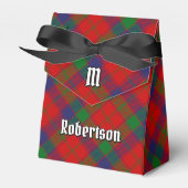 Clan Robertson Crest over Tartan Bedankdoosjes (Voorkant Zijde)