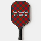 Clan Robertson Crest over tartan Pickleball Paddle (Achterkant)