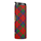 Clan Robertson Crest over Tartan Thermosbeker (Geroteerd rechts)