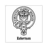 Clan Robertson Crest Rubber Stamp Rubberstempel (Afrduk)