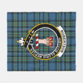 Clan Robertson Hunting Ancient Tartan Pset Fleece Deken (Voorkant (Horizontaal))
