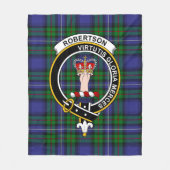 Clan Robertson Hunting Modern Tartan Pset Fleece Deken (Voorkant)