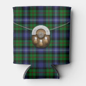 Clan Robertson Jacht op Tartan en Sporran Blikjeskoeler (Voorkant)