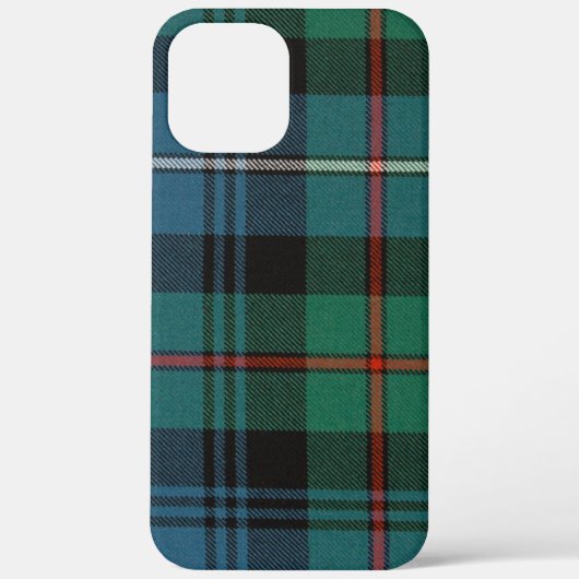 Clan Robertson Modern Tartan Apple Phone Case (Achterkant)