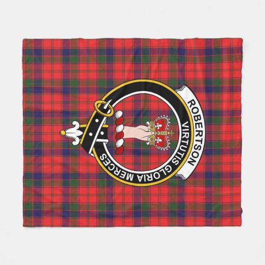 Clan Robertson Modern Tartan Pset Fleece Deken