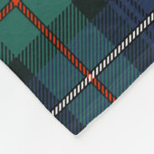 Clan Robertson Pset Paars Green Tartan Check Fleece Deken (Hoek)