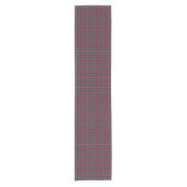 Clan Robertson Rood, Groen en Blauw Tartan Korte Tafelloper (Voorkant)