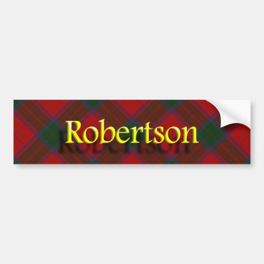 Clan Robertson Schots Bumpersticker (Voorkant)