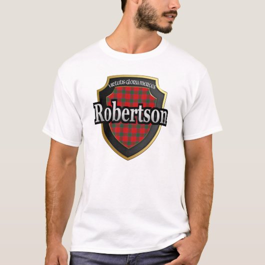 Clan Robertson Scotland Tartan Dynasty T-shirt (Voorkant)
