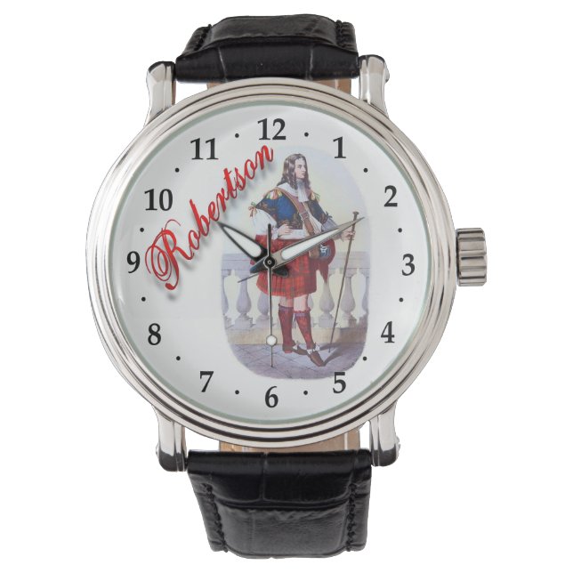 Clan Robertson Scottish Dream Watch Horloge (Voorkant)