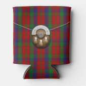 Clan Robertson Tartan en Sporran Blikjeskoeler (Voorkant)