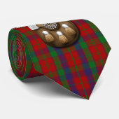 Clan Robertson Tartan en Sporran Stropdas (Opgerold)