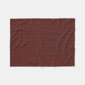 Clan Robertson Tartan Fleece Deken (Voorkant (Horizontaal))