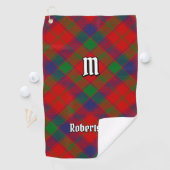 Clan Robertson Tartan Golfhanddoek (Insitu)