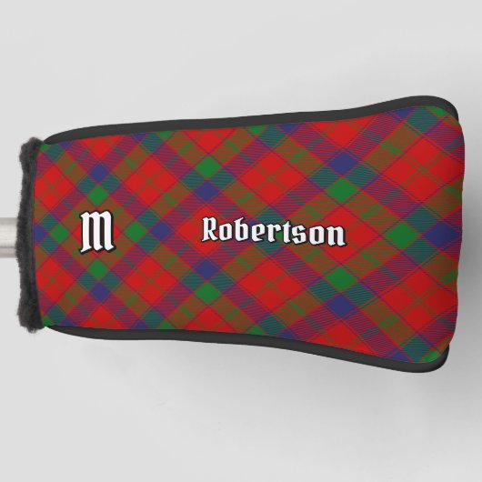 Clan Robertson Tartan Golfheadcover (Voorkant)