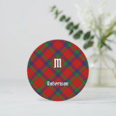 Clan Robertson Tartan Kaart (Staand voorkant)