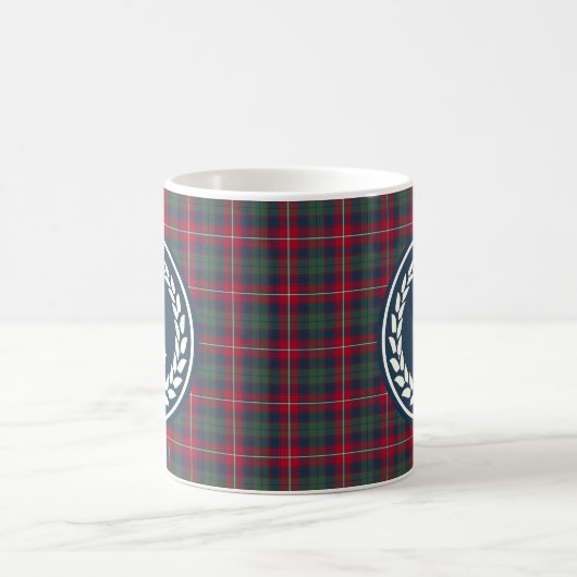 Clan Robertson Tartan Monogram Koffiemok (Center)