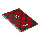 Clan Robertson Tartan Notitieboek (Rechterzijde)