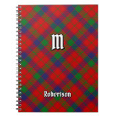 Clan Robertson Tartan Notitieboek (Voorkant)