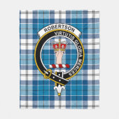 Clan Robertson Tartan Pset Fleece Deken (Voorkant)