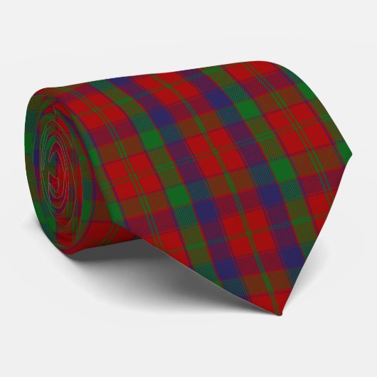 Clan Robertson Tartan Stropdas (Opgerold)