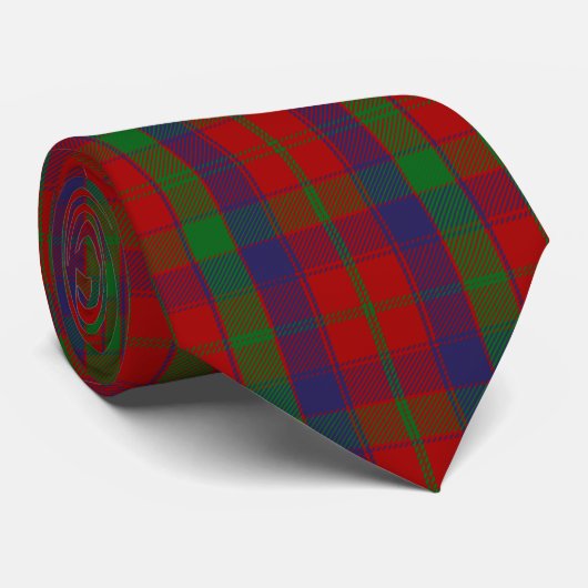 Clan Robertson Tartan Stropdas (Opgerold)
