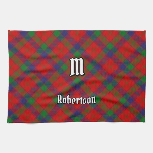Clan Robertson Tartan Theedoek (Horizontaal)