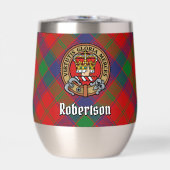 Clan Robertson-wapen over tartan (Voorkant)