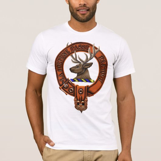 Clan Rollo Family Crest en Targe T-shirt (Voorkant)