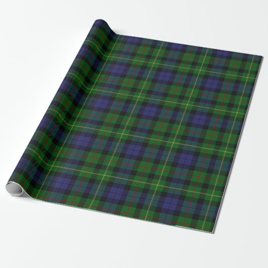 Clan Rollo Scottish Tartan Cadeaupapier (Uitgerold)