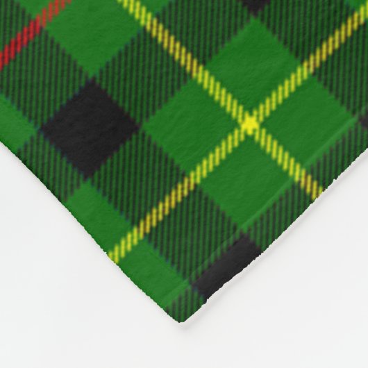 Clan Rollo Tartan Pset Fleece Deken (Hoek)
