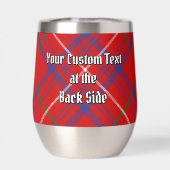 Clan Roos Crest over Tartan (Achterkant)