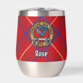 Clan Roos Crest over Tartan (Voorkant)