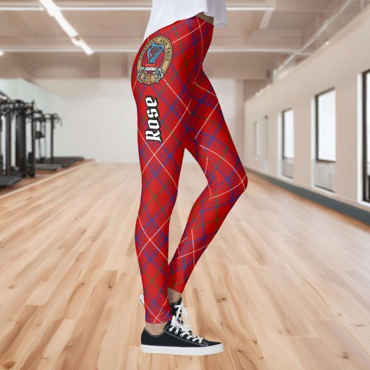 Clan Roos Crest over Tartan Leggings