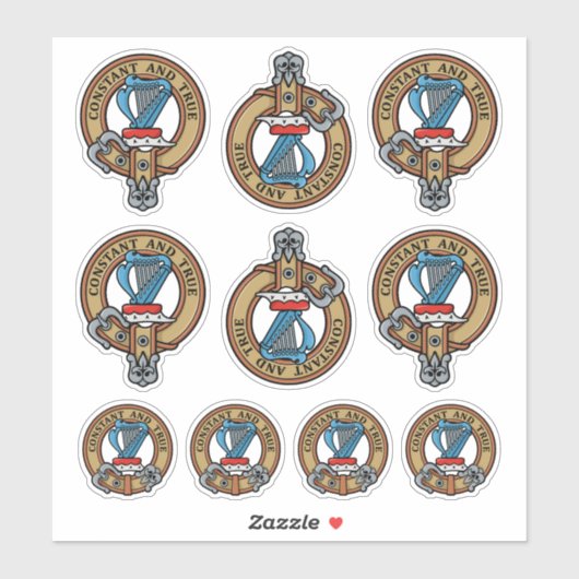 Clan Roos Crest Sticker Set (Vel)