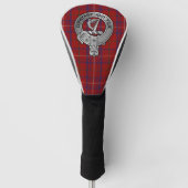 Clan Roos Crest & Tartan Golfheadcover (Voorkant)