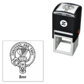 Clan Roos Crest Zelfinktende Stempel (In situ)