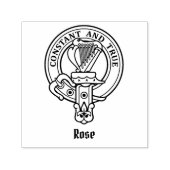 Clan Roos Crest Zelfinktende Stempel (Design)