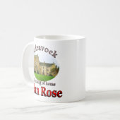 Clan Roos Dreaming van Home Kilravock Castle Koffiemok (Voorkant links)